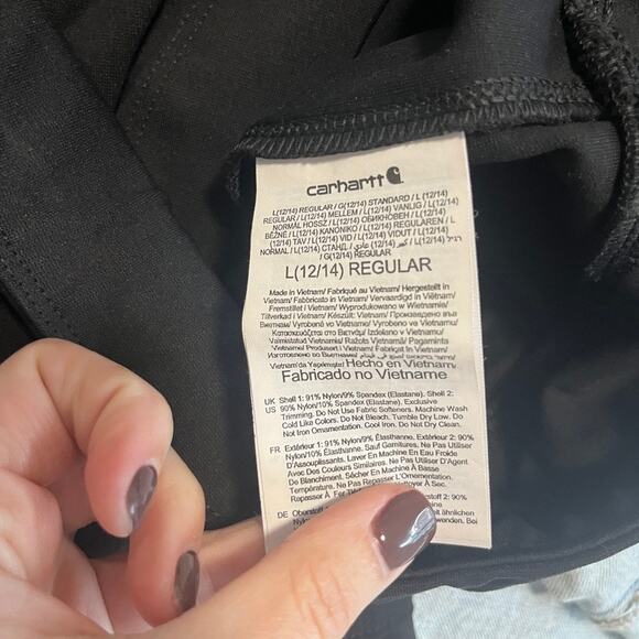 Carhartt Black Force Utility Fitted Leggings Size Large - Picture 4 of 7